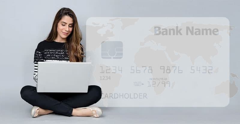 Woman Laptop Bankcard World